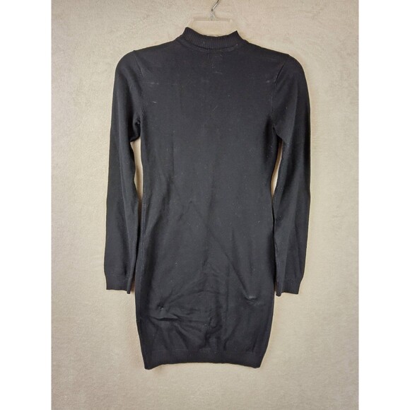 Guess Women's Long Sleeve Sequins Rhinestone Sweater Dress Size S - Picture 4 of 4